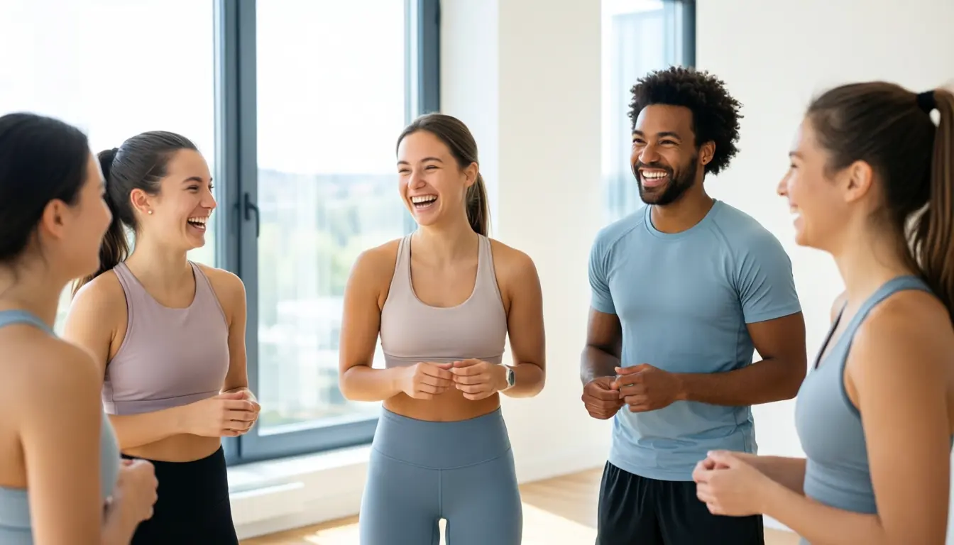 Gemischtes Team im Gespräch – Gesundheit als gemeinsame Aufgabe